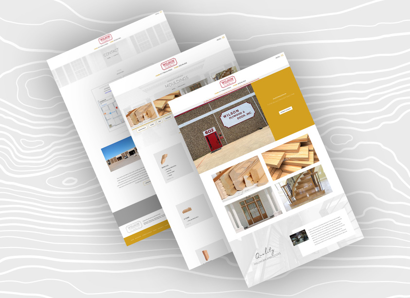 Wilson Plywood & Door’s previous website